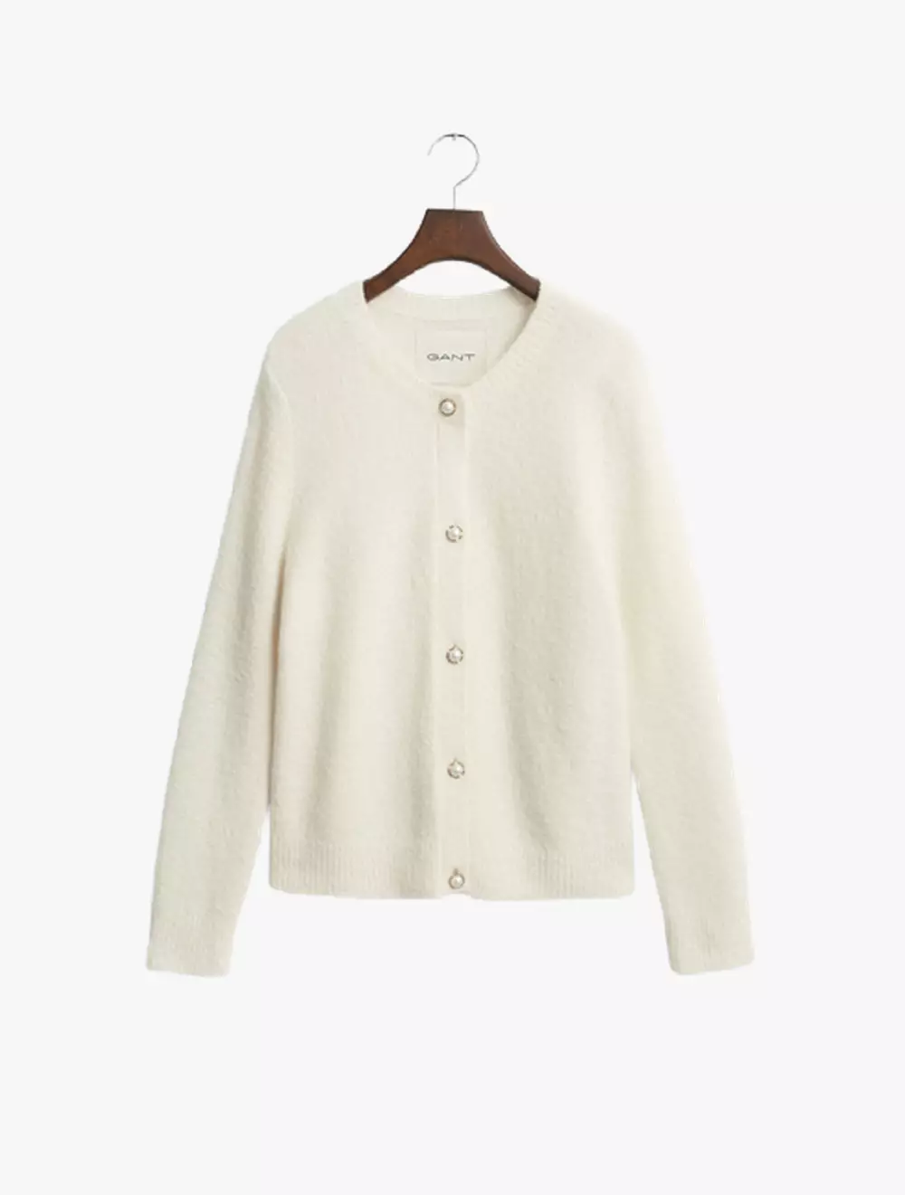 GANT - Pakaian Wanita - BOUCLE C-NECK CARDIGAN - GTN4805421