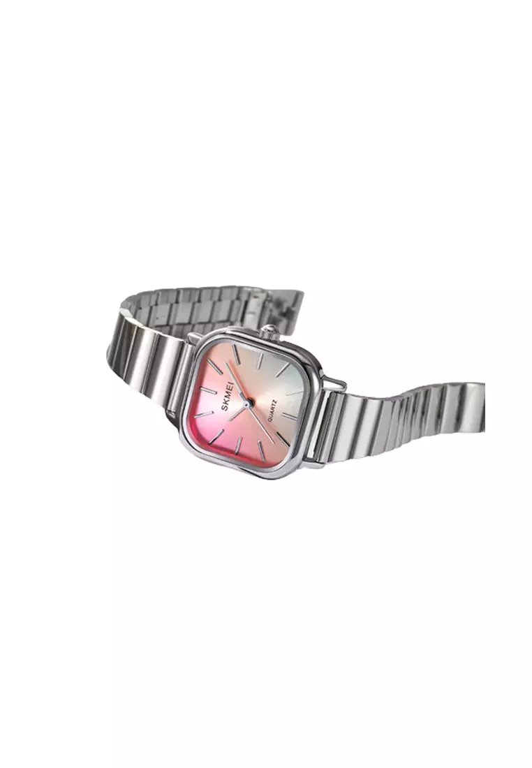 Jam Tangan Wanita Analog Fashion Stainless Steel Tahan Air GS90 ORIGINAL