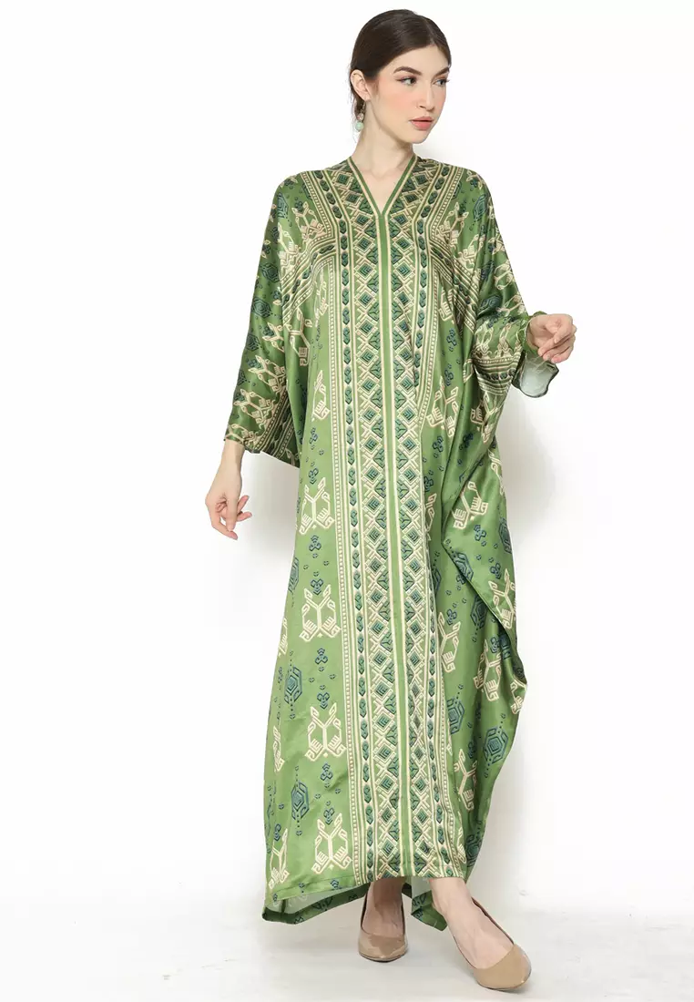 Kanzi Exclusive Long Sleeve Songket Kaftan