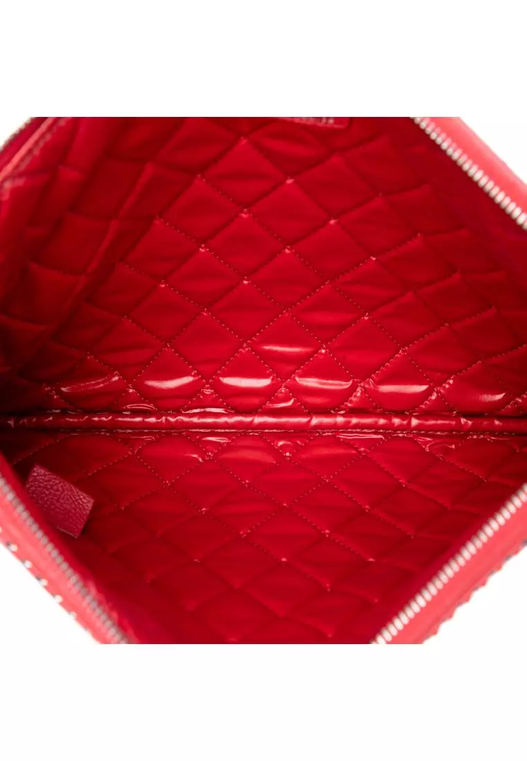 Pre-Loved Chanel Medium Quilted Lambskin Chain Boy O Case Clutch