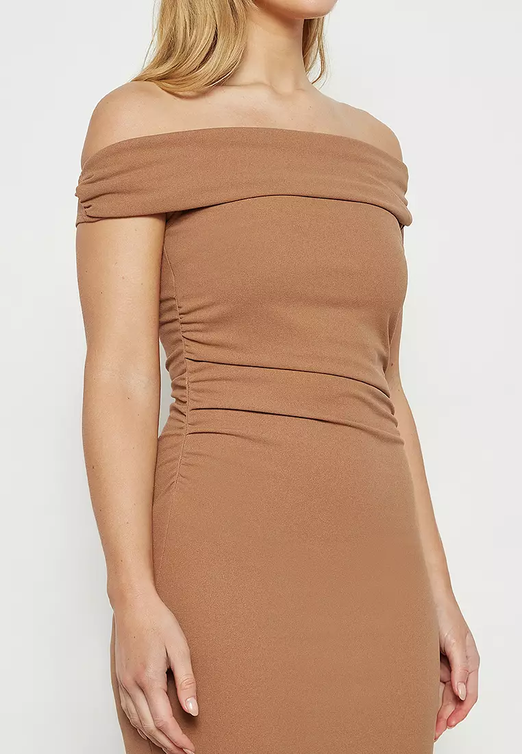 Multi Wear Neckline Jersey Dress