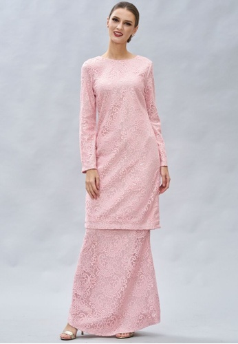 Buy Loveaisyah Paisley Lace Modern Baju Kurung 2021 Online Zalora Singapore