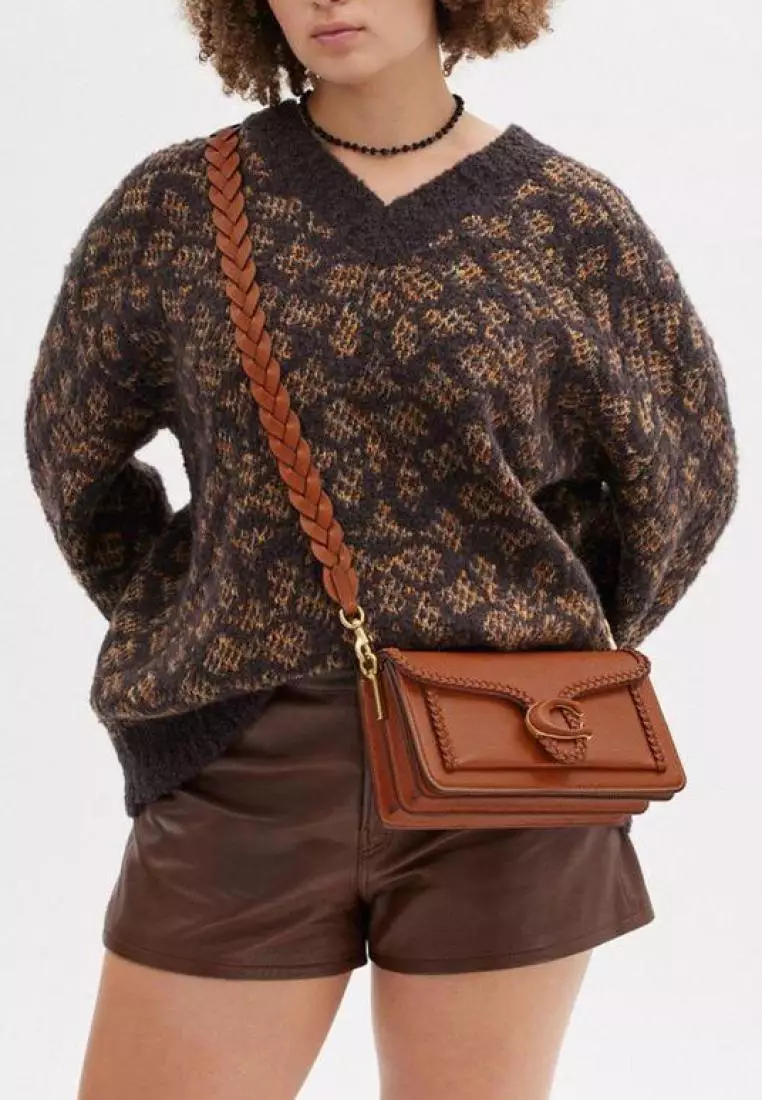 Coach Tabby 26 with Braid Shoulder Bag Burnished Amber