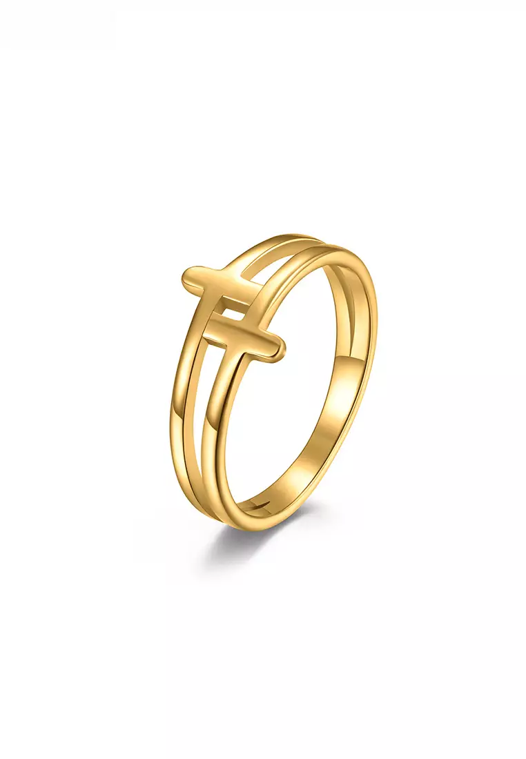 Double t ring outlet