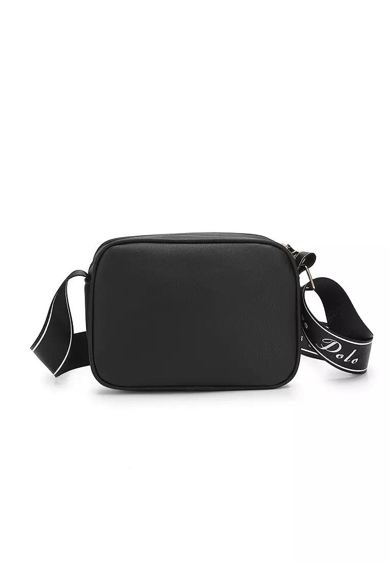 Women's Sling Bag / Crossbody Bag - Black