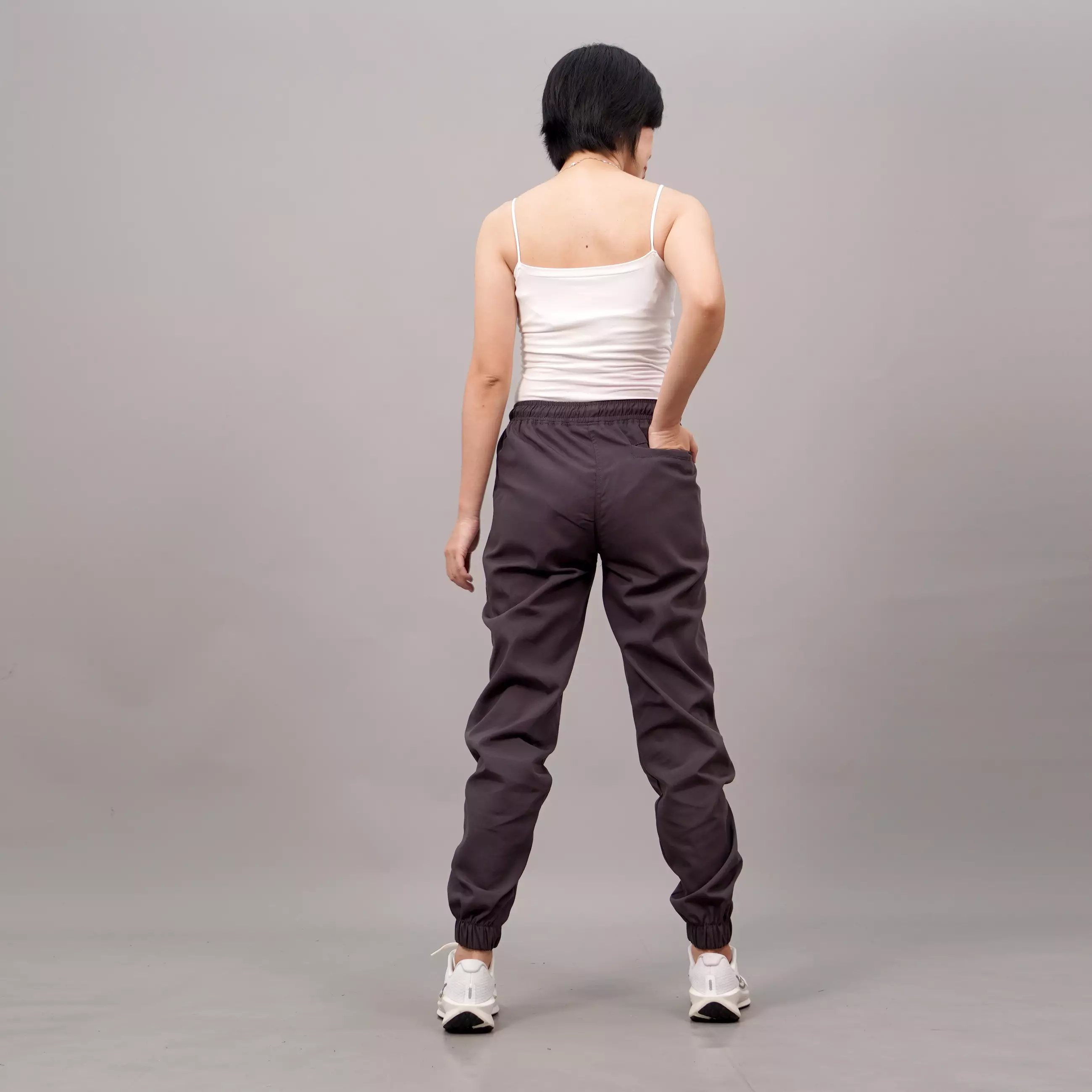 DIAN Celana Jogger Wanita Jogger Pants Wanita Celana Joger Pants - ABU