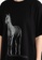 Calvin Klein black Standards Horse Print T-shirt Dress - Calvin Klein Jeans Apparel CB9E2AAE43CCF5GS_2