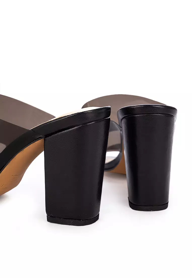 Vinyl High Heeled Slide