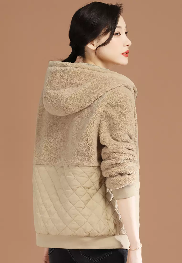 Fashion Lamb Wool Warm Coat