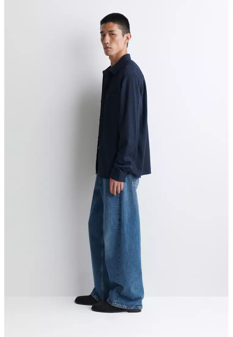 RELAXED JERSEY OVERSHIRT