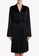 La Perla black La Perla women's nightdress silk long sleeved Nightgown morning gown A44CAAA3D35728GS_2