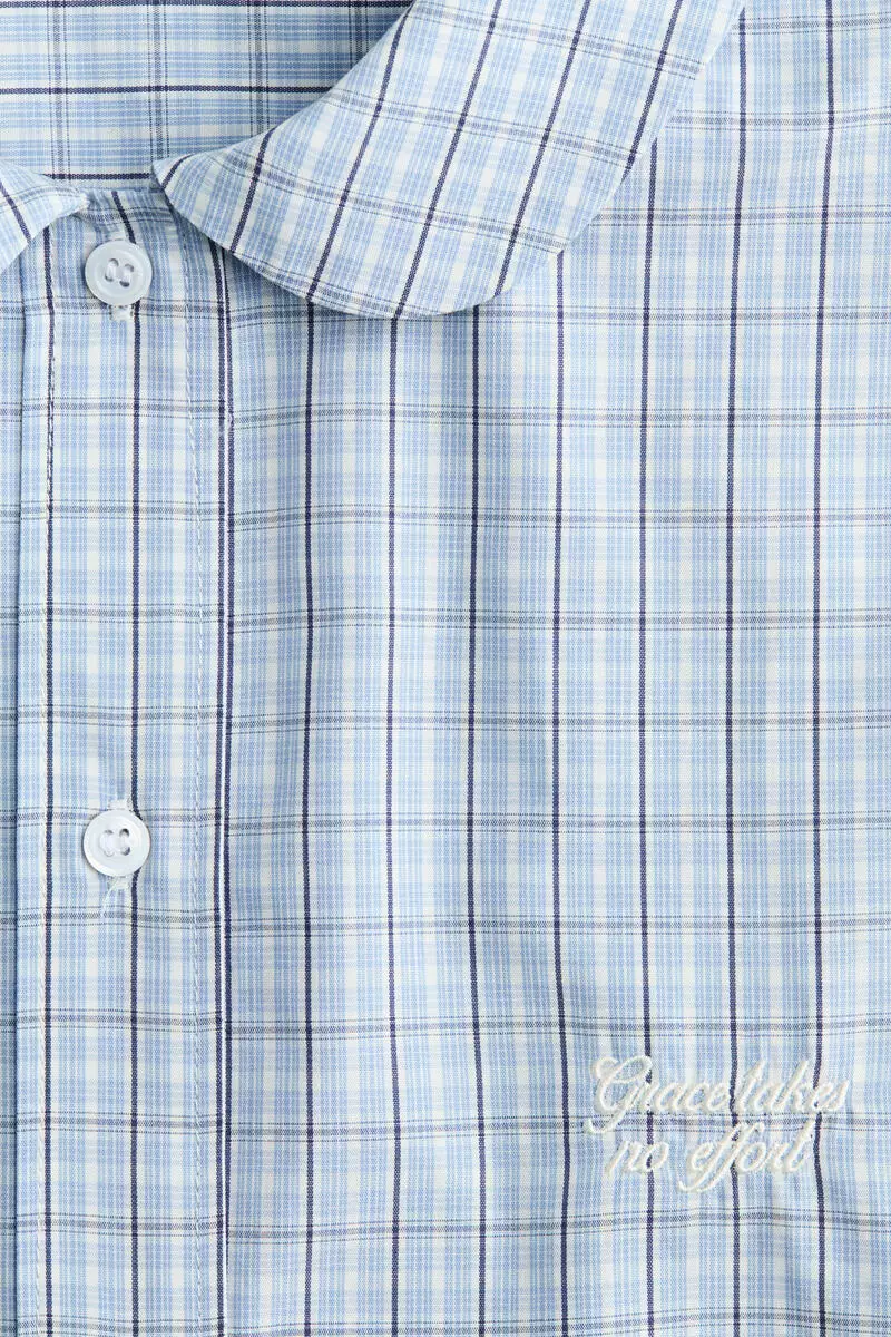 Cotton poplin shirt