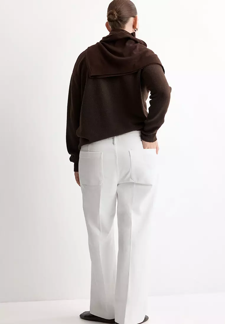 Wide Leg Jeans With Pockets