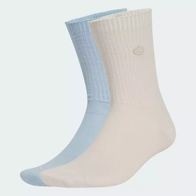 Lifestyle Premium Essentials Crew Socks 2 Pairs Unisex Blue JJ1837