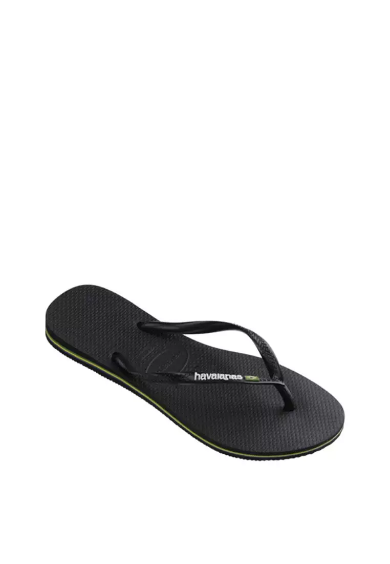 Black slim havaianas womens online