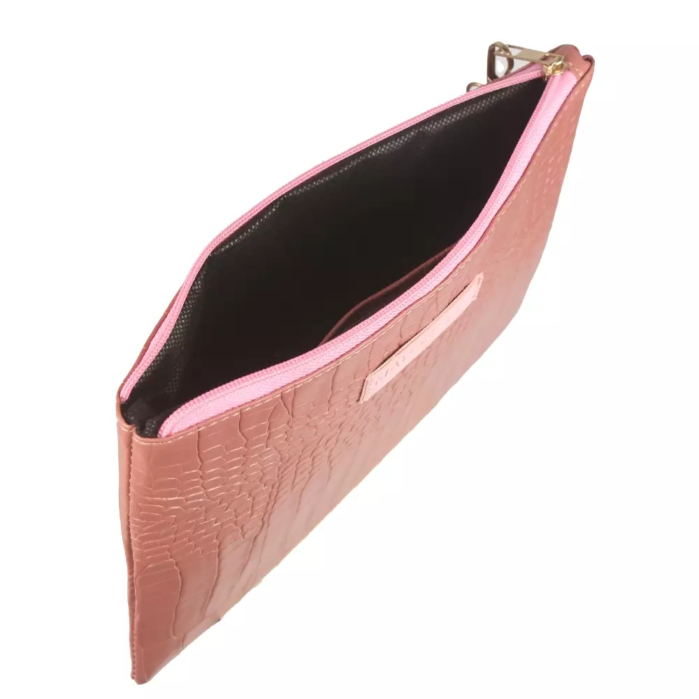 MAYONETTE Tinny Croco Pouch Dompet Wanita Terbaru 2022 Import Korea Tas Croco Wanita - Pink