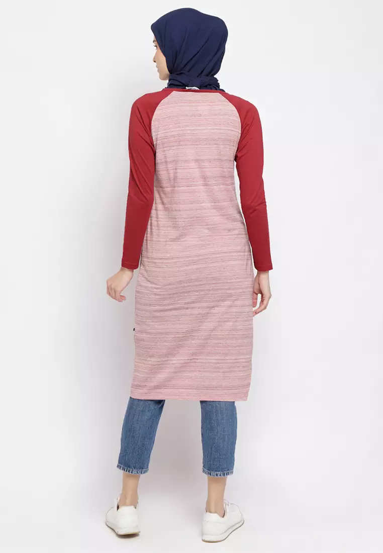 FLM Nebula Red T-Shirt Wanita