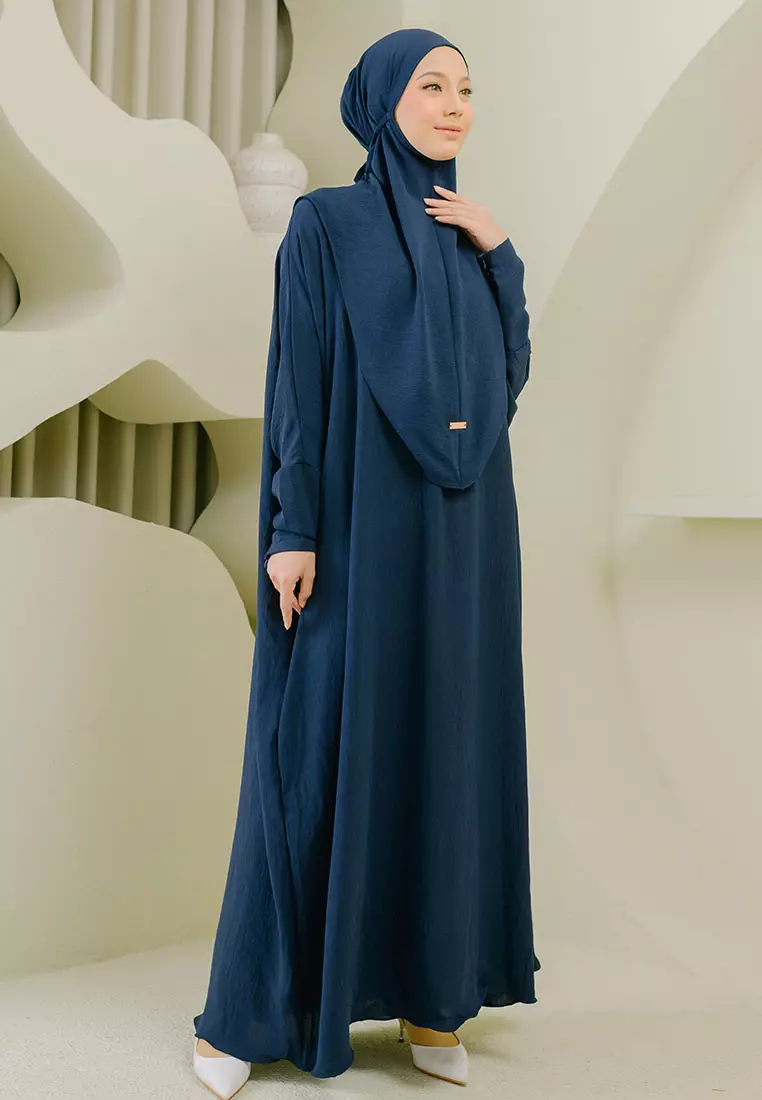 Hafsha Abaya Set Navy