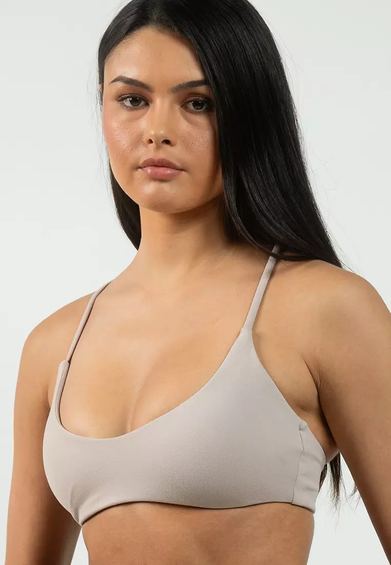 Ultra Soft Minimal Strappy Crop Bra