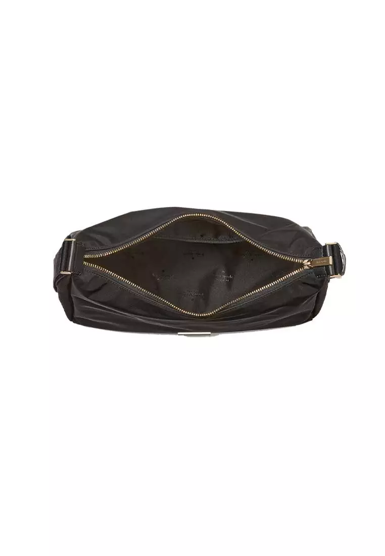 Carter Nylon Large Convertible Crossbody Bag Black KL963