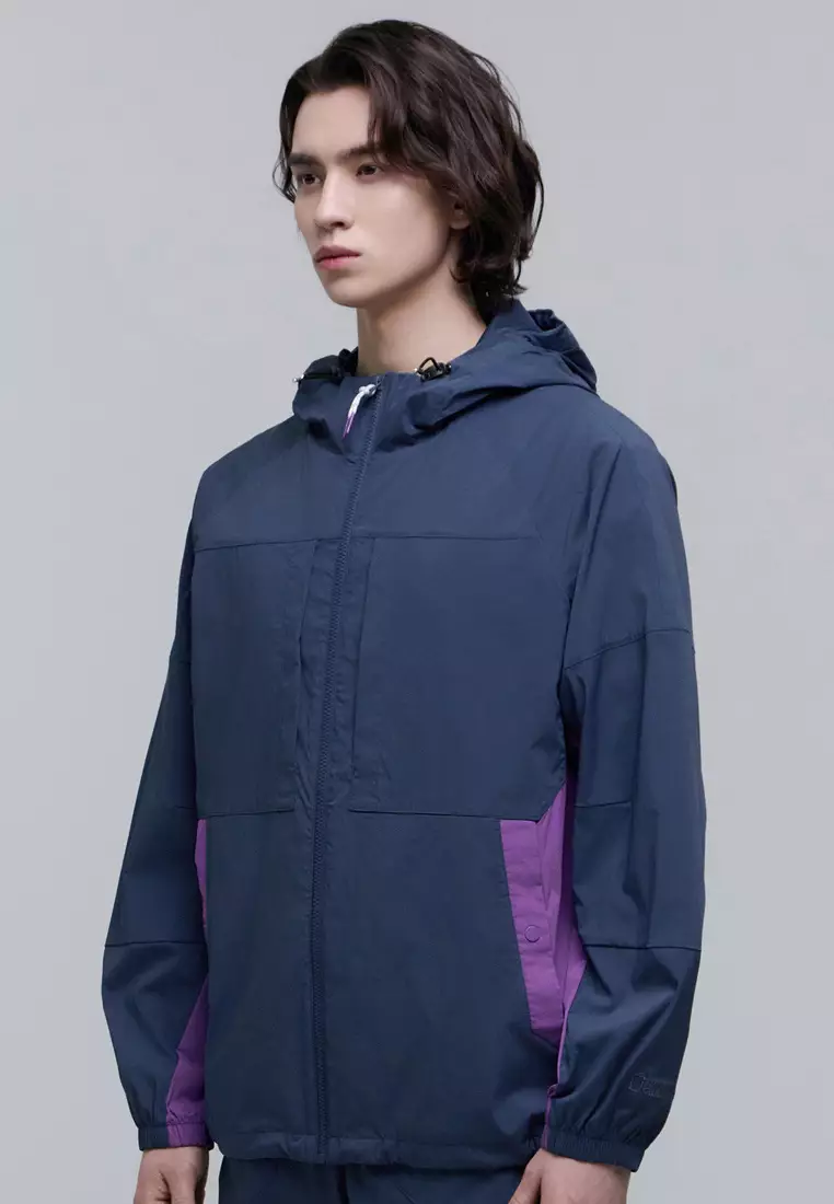 Unisex COOL WAVE Color Block Basic Fit Jacket