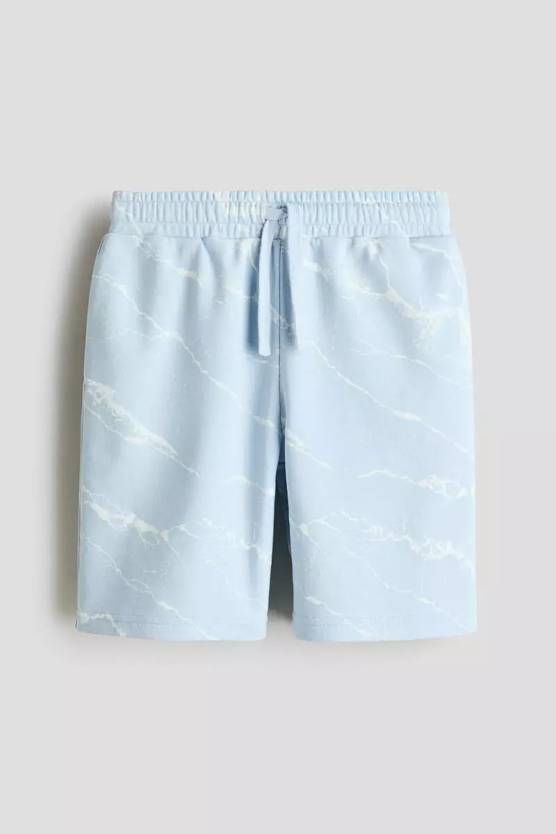 Printed sweatshorts