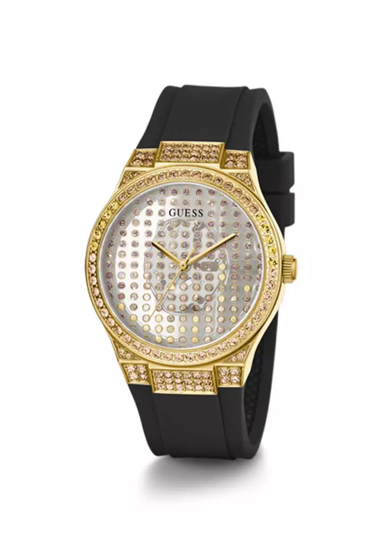 Guess black hotsell watch womens