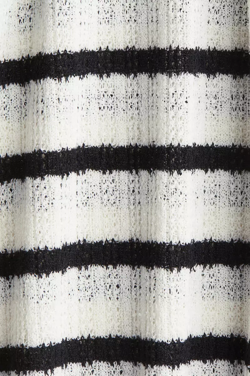 Knitted drawstring trousers