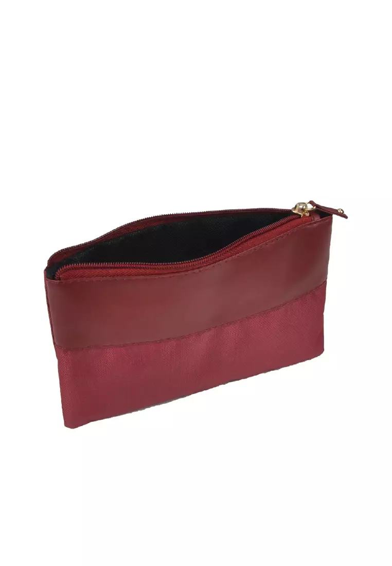 MYNT by Mayonette Two Tone Pouch - Tas Fashion Hand Bag Wanita - Maroon