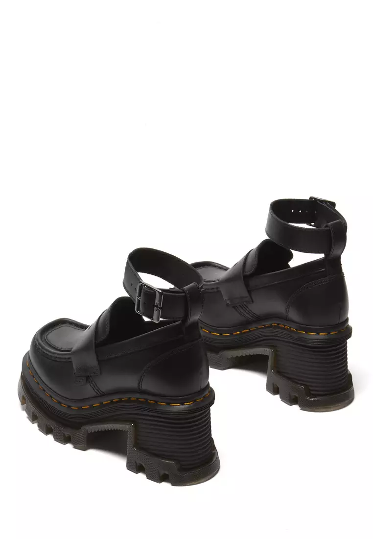 Buy Dr. Martens Corran Wanama Leather Black Loafers Women 2026