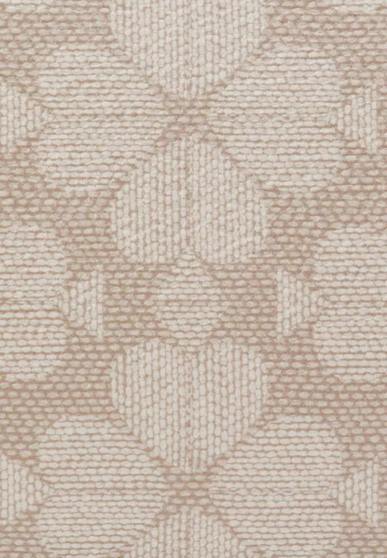 Lucy Spade Flower Medium L-Zip Wristlet in Dark Mushroom Cap Multi KG487