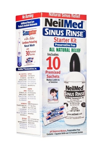 NEILMED NeilMed - Sinus Rinse All Natural Sinus Relief (10 Premixed  Packets with Squeeze Bottle) A15EAES886948CGS_1