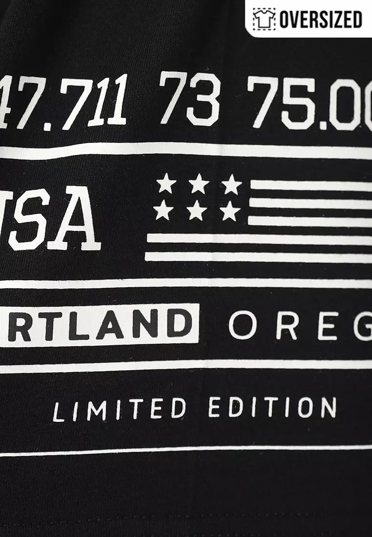 NX T-Shirt Cotton Combed Tebal Oversized Pria 2079370481