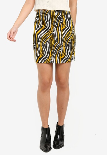 mini skirt zebra