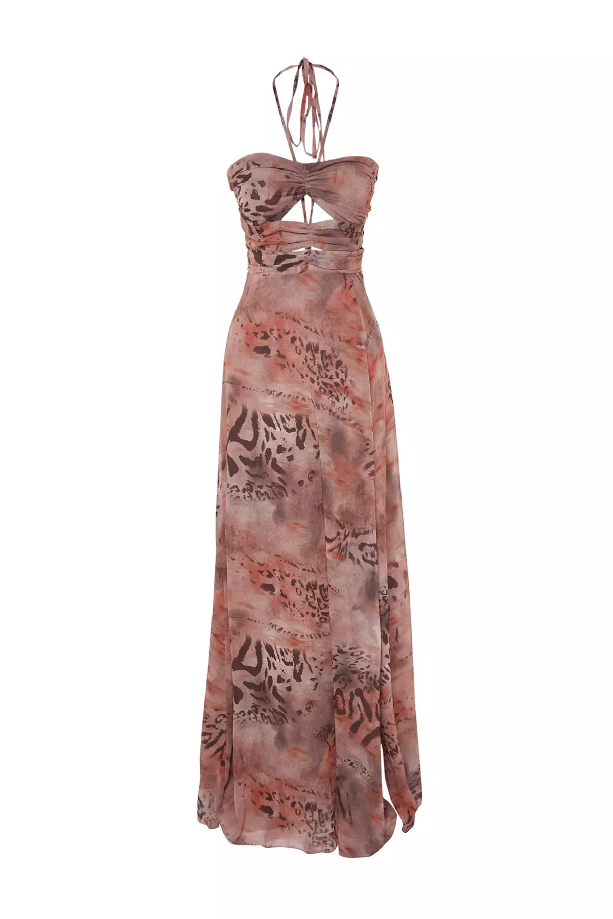 Cut Out Detailed Evening Dress