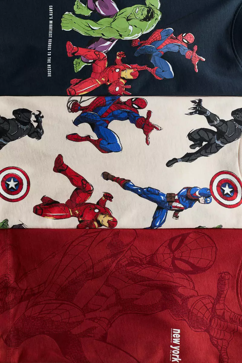 3-pack long-sleeved T-shirts