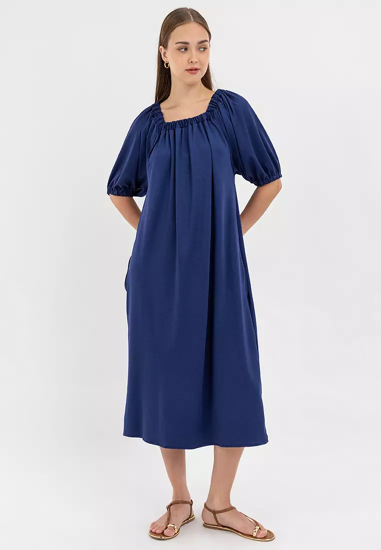 Martha Square Neck Dress