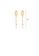 Glamorousky white 925 Sterling Silver Plated Gold Fashion Elegant Imitation Pearl Tassel Earrings 808E1AC9F2CD13GS_2