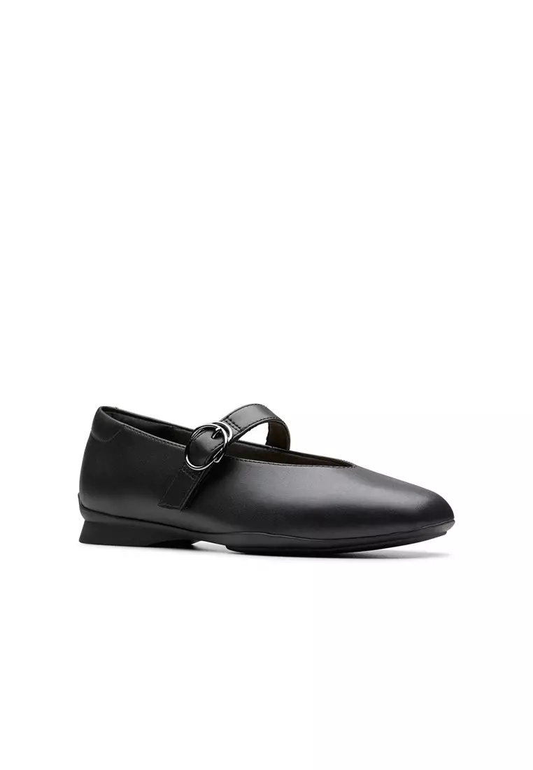 Womens Jazmynn Iris Mary Jane - Black Leather
