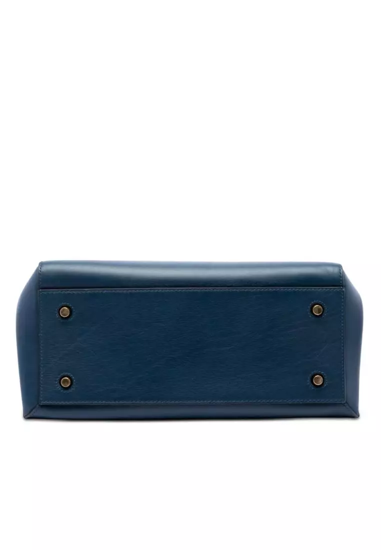 Pre-Loved Celine Medium Leather Edge Handbag