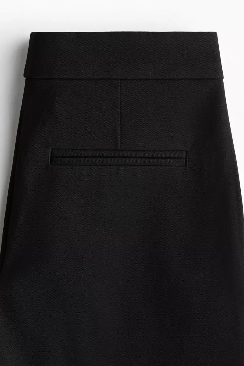 Flared tailored trousers