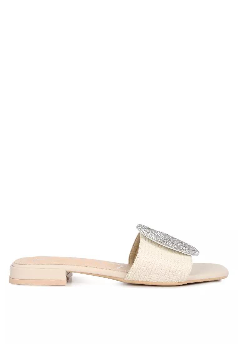 White sandals 2025 slip on