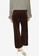 LOWRYS FARM brown Cropped Flare Pants 26A3DAABE8CBA0GS_2