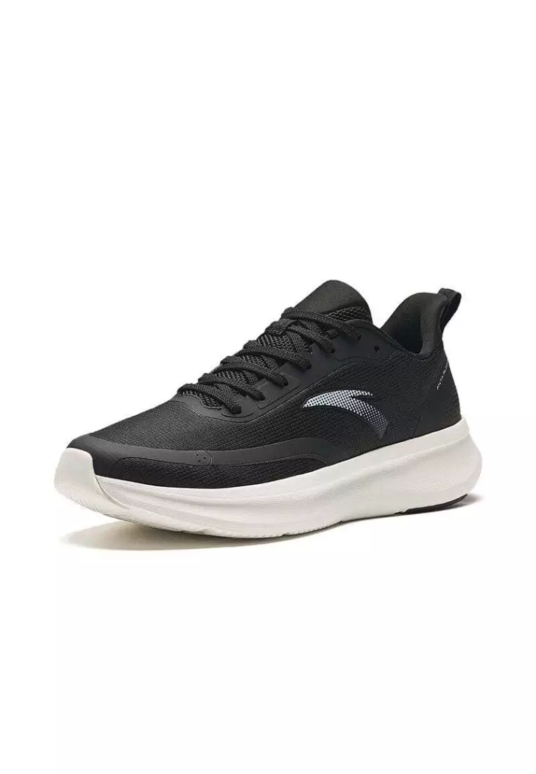 ANTA Women Rebound Running Shoes -BLACK/WHITE