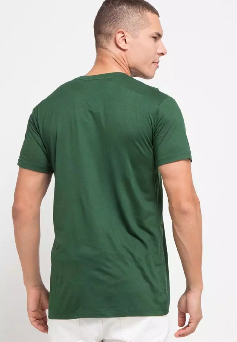 MTG68 logoicon dakir kaos pria simple jepang unisex hijau