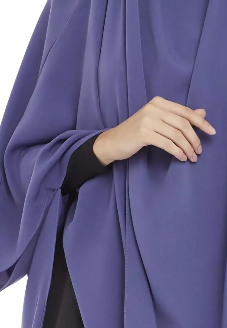 Queenza Zayidan French Khimar Hijab Ameera - Denim