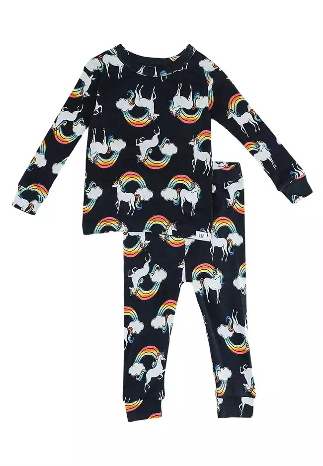 Jual GAP Rainbow Unicorn Pyjama Set Original 2024 ZALORA Indonesia