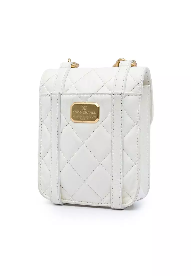 Pre-Loved Chanel Mini Aged Calfskin City School Flap