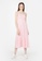 Gen Woo pink Gingham Maxi Dress 03D67AA5E687C6GS_1