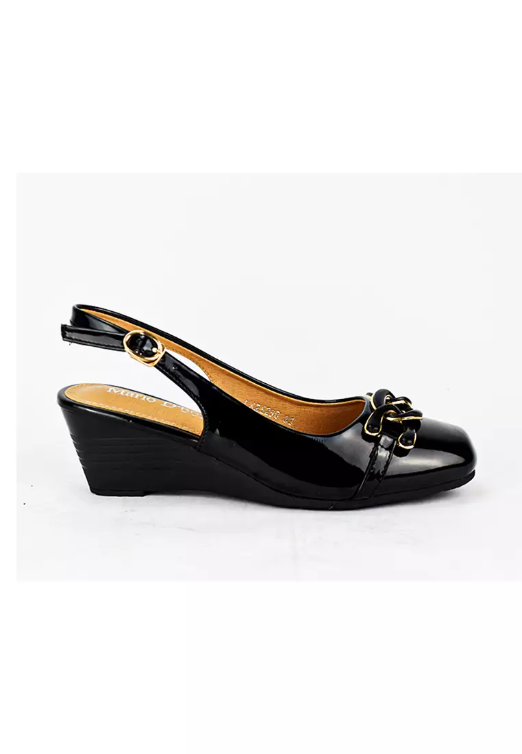 Discount on Mario D' boro Runway  shoes - SKU: Women's Wedge Sandals LX 26290 Black C49